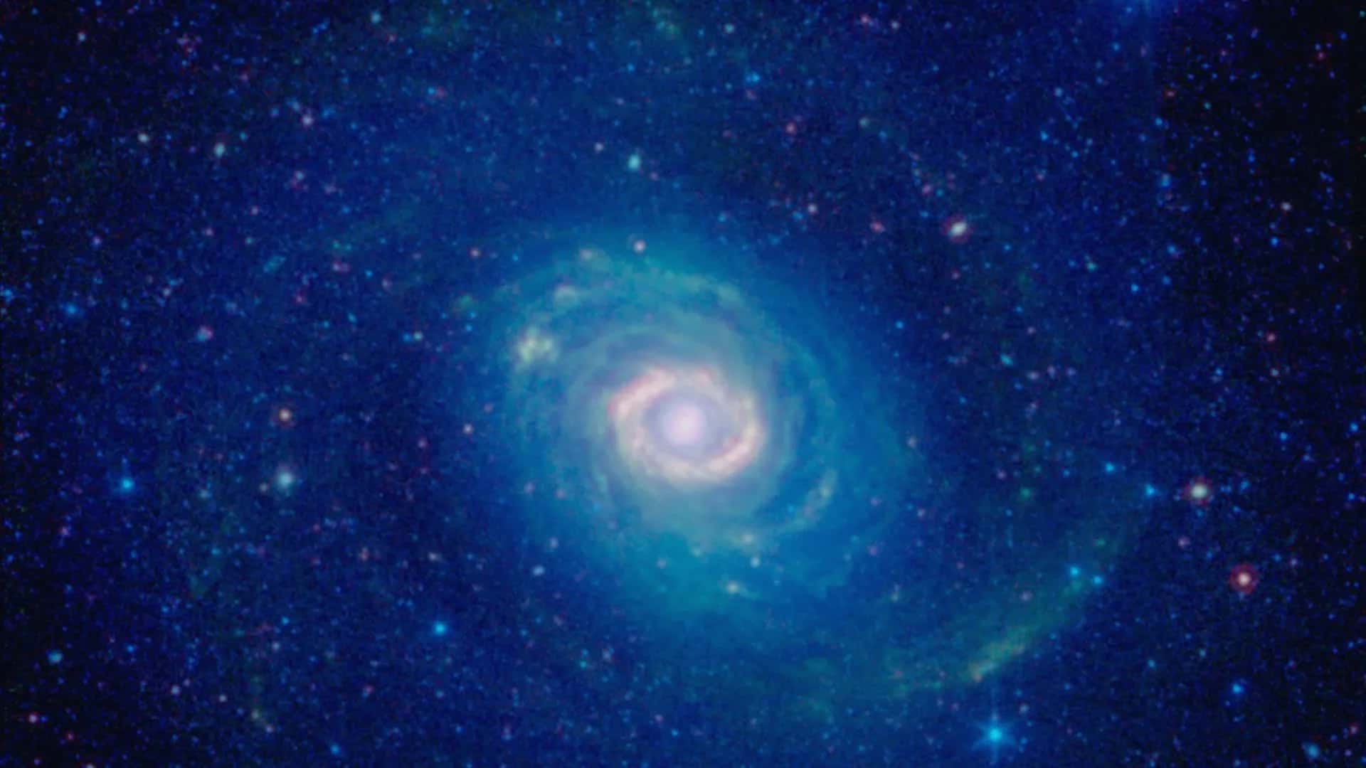 Spitzer Uzay Teleskobu ile görüntülenen galaksi NGC 4736 (NASA, JPL-Caltech)