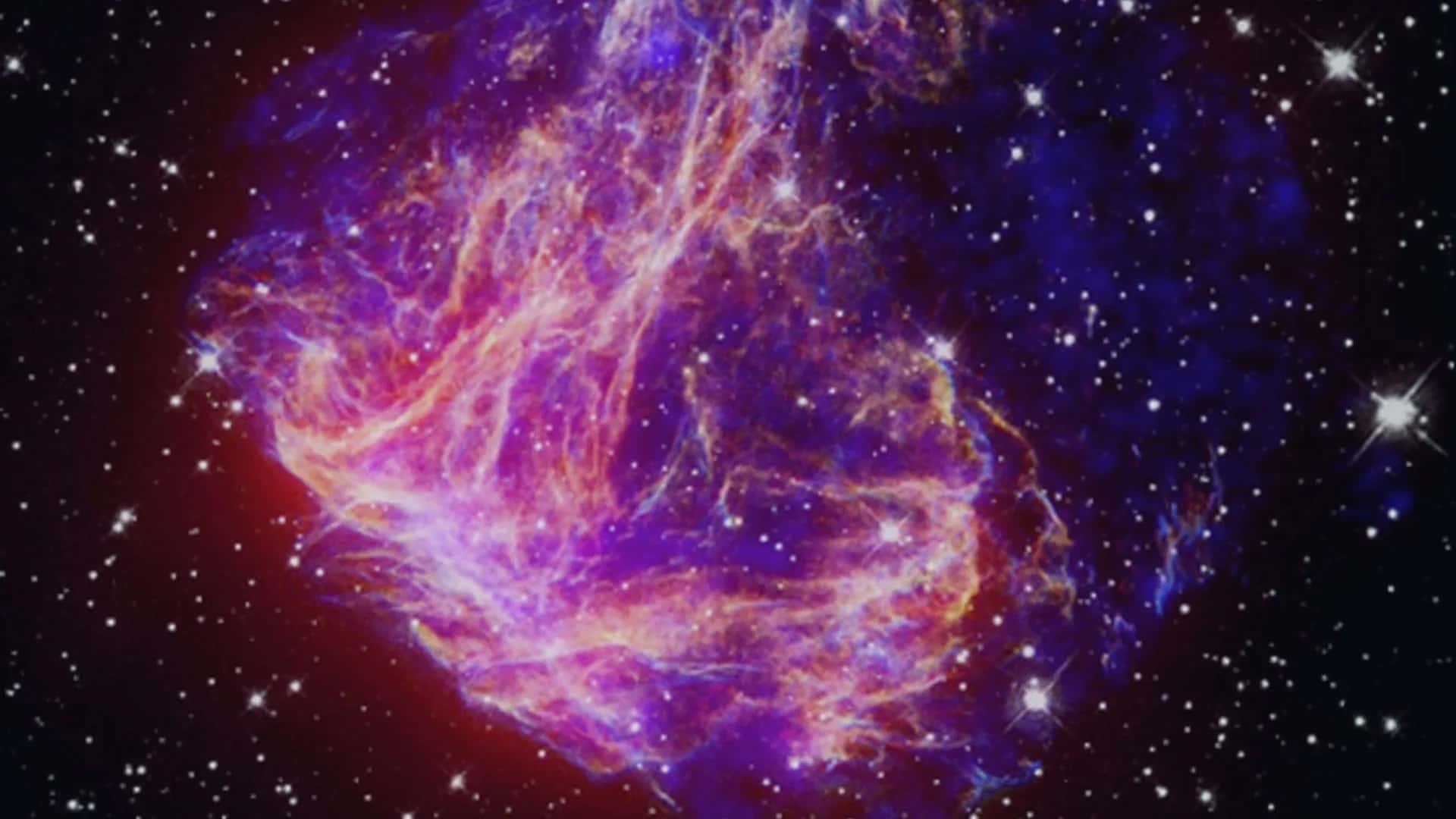 Hubble, Spitzer ve Chandra verileriyle oluşturulan Büyük Macellan Bulutu'nun bir bölümü görüntüsü (NASA, STScI, JPL-Caltech, CXC)