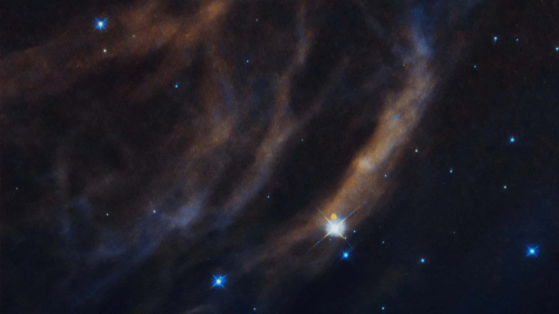 Hubble Uzay Teleskobu ile görüntülenen bulutsu Sh2-308 (NASA, ESA)